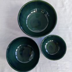 St med 3 skle, mrk bl/grn (: 11-18 cm) 