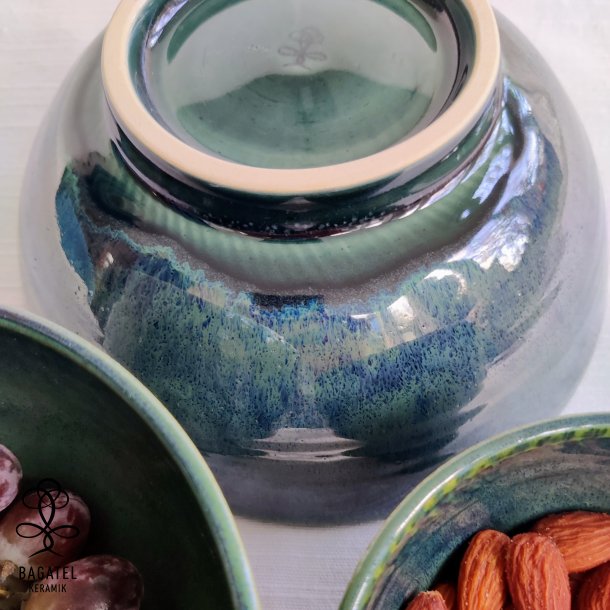 St med 3 skle, mrk bl/grn (: 11-18 cm) 