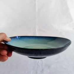 Fadskl, turkis/sort (: 20 cm)