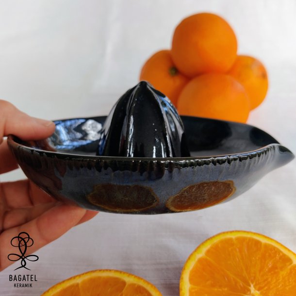 Citruspresser, sort/bl (: 14 cm)