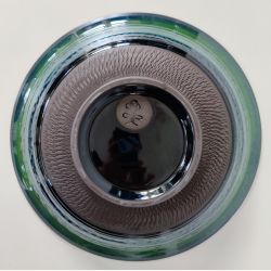 Skl, grn/turkis/sort/r skrv (: 32,5cm)