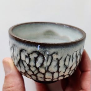 Lille skl, hvid/sort (:7,5)