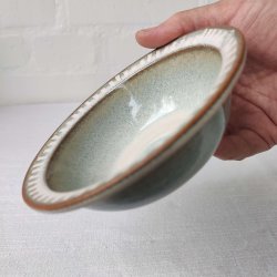 Skl med udskringer, lys (: 13 cm)