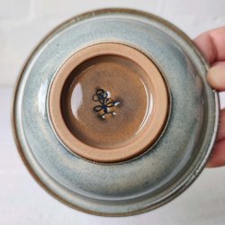 Skl med udskringer, lys (: 13 cm)