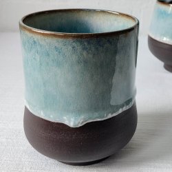 Hj drbekop i bl / sort skrv