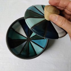 Lgkrukke, Paraply med 12 bl farver (: 13cm)