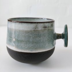 Popsocket kop, lysebl/hvid - Lav