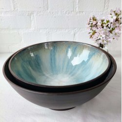 S�t med 2 store sk�le (�: 23 og 25 cm)