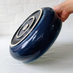 Fadsk�l i bl�/succulent (�: 27 cm)